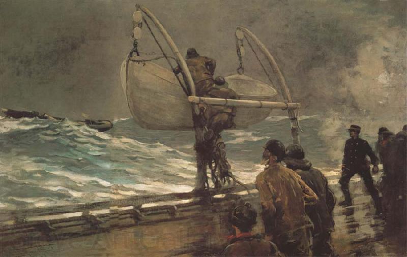 Winslow Homer Das Notsignal Norge oil painting art